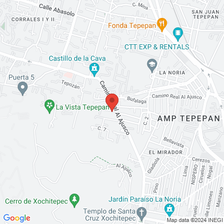 Studio Tepepan PoleFitness map