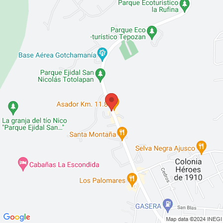 Asgard Training Center CDMX map