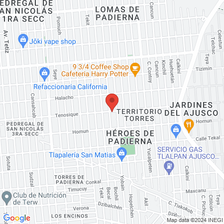 IZTETL estudio de arte y diseño en uñas map