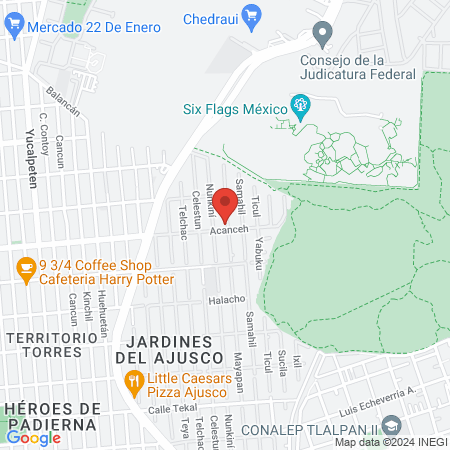 Dra. Maria de Jesus Garduño Raya map