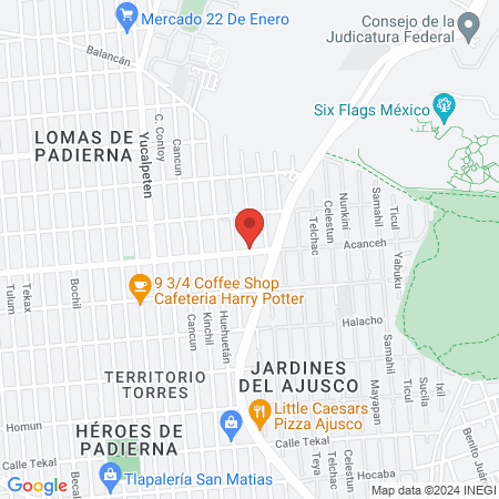 CONSULTORIO DE GINECÓLOGIA map