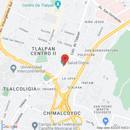 CONSULTORIO MÉDICO map