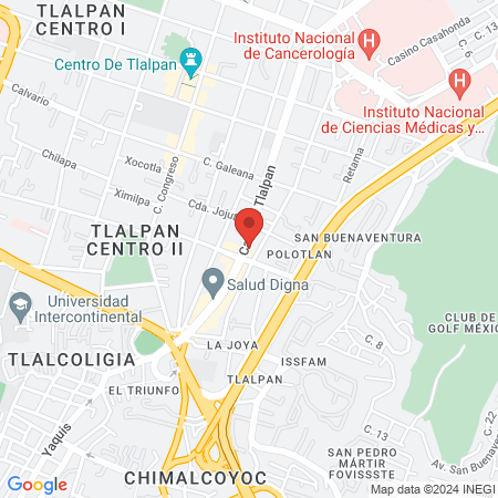 Mi Consultorio Tlalpan map