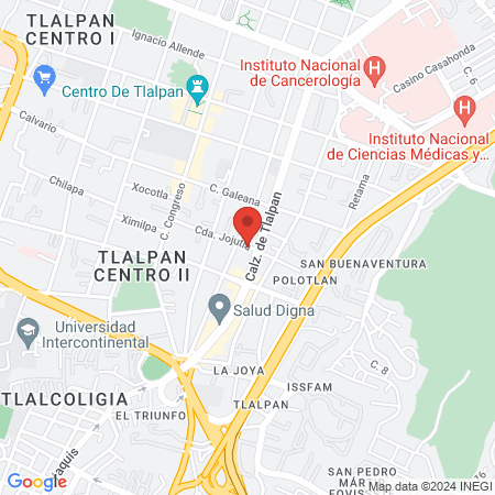 Clinica Mexicana Geriatria map