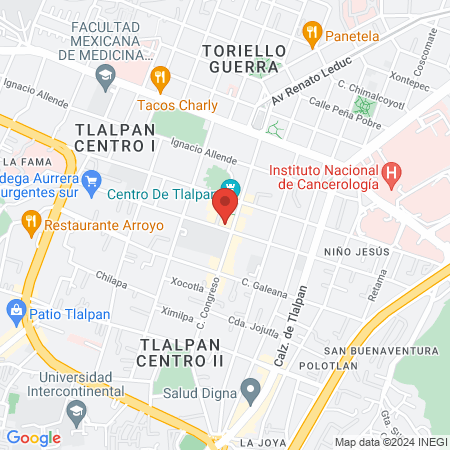 Departamento de Vivienda Zona Sur map