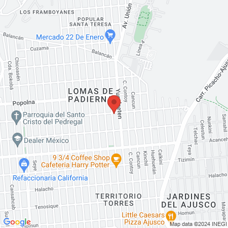 Norma Esquivel Salón map