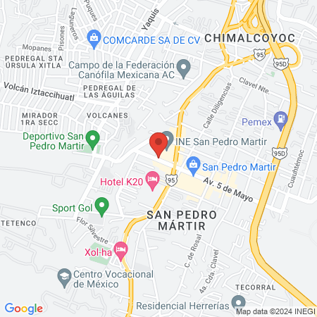 Dentista Dr. Marco Antonio Osnaya O. map