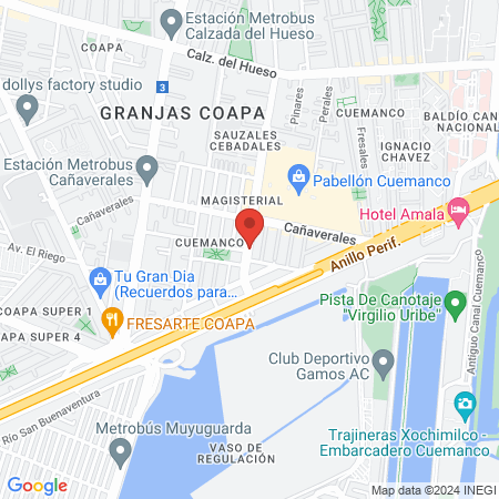 Estética Carmín map