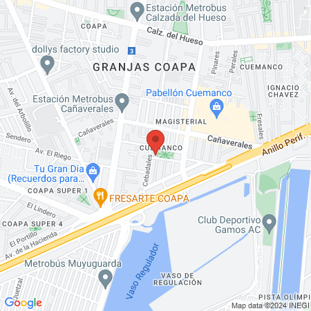 María De Los Ángeles García Mondragon Ortodoncista map