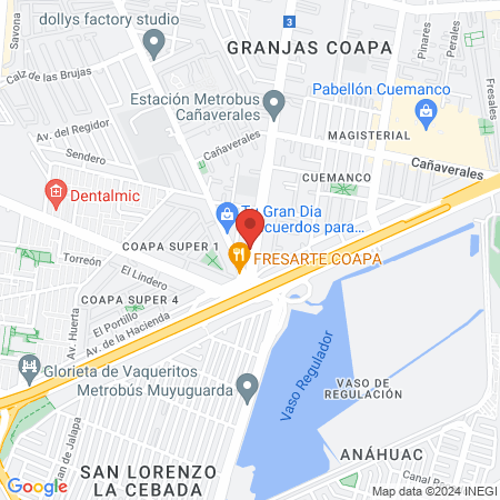 Academia De Belleza map