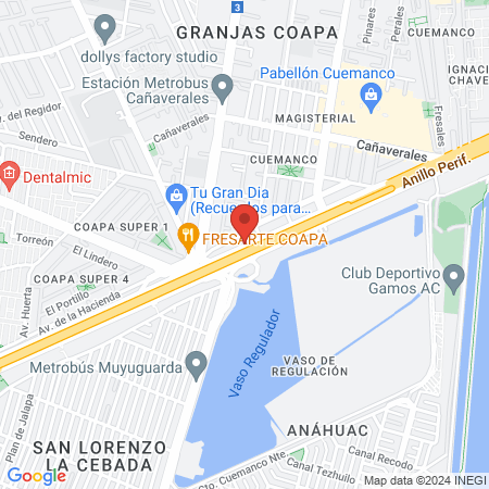 Dra. Susana Esther Maya Aranda, Dermatólogo map