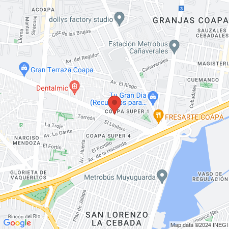 "CLINICA VETERINARIA" map