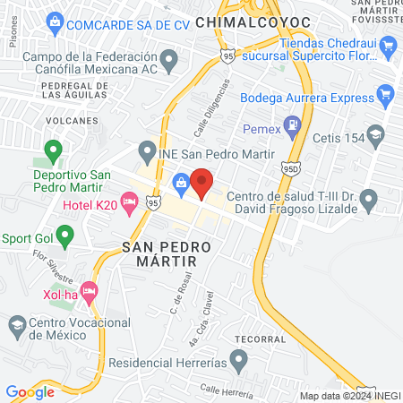 Consultorio Médico Dra. Karina Osnaya map