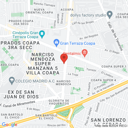 Dentista Infantil map