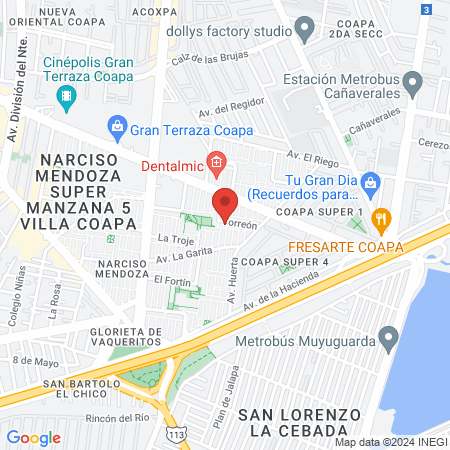 Dr. Carlos A Lopez. Consultorio dental map