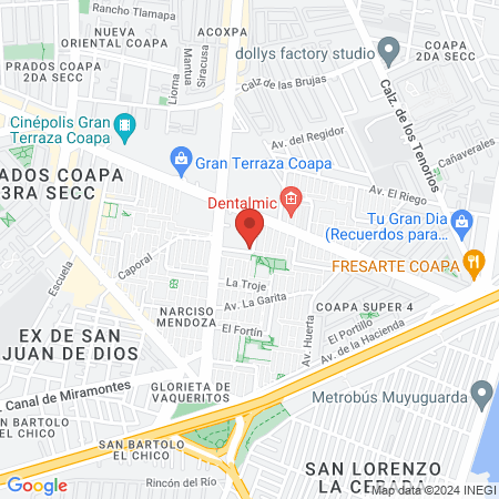 Dr Alejandro Perez Angeles map