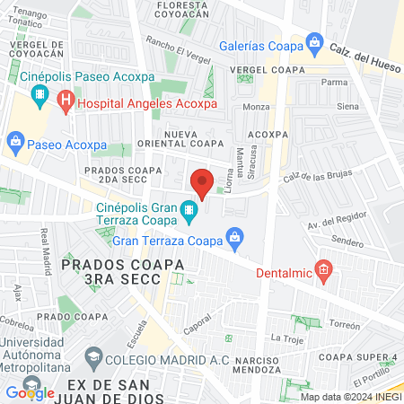 CEDER Cirujano Dentista map