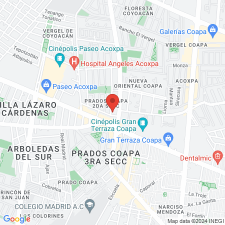 Dra. Navarrete Odontología (Dentista) map