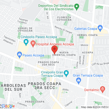 Medica Torre Esmeralda map