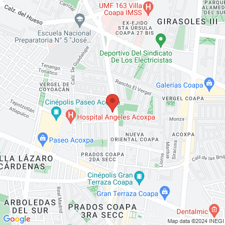 Dra. Marisol Brena Molina map