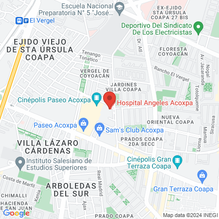 Neurología Pediátrica map