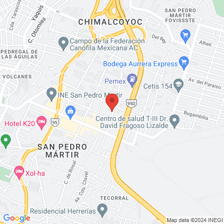 Óptima salud Podología map