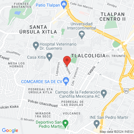 Dr. Jose Daniel Avila Valdez map