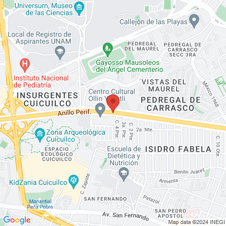 Labodent S.A. de C.V. map