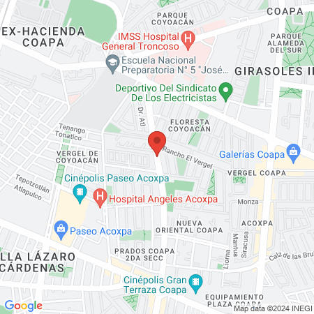 Estetica Josefina map