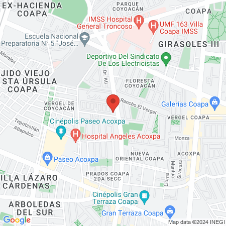 InterClinic Coapa map