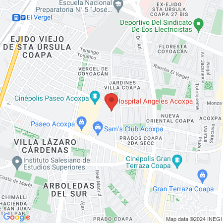 Hematólogo - Dr. Alfredo De la Torre map