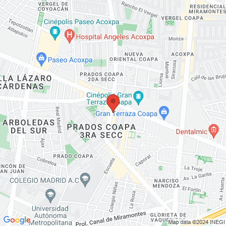 Dr. Agustin Carreño Huerta map