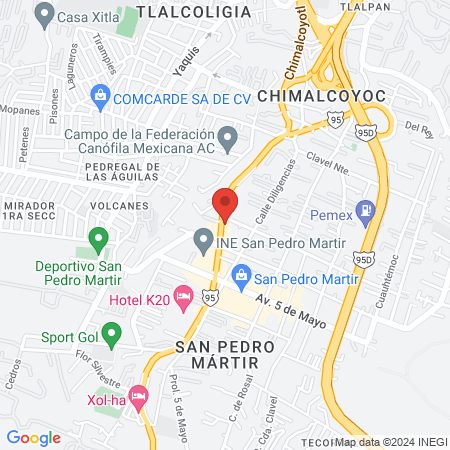 Dentista de Niños San Pedro Mártir map