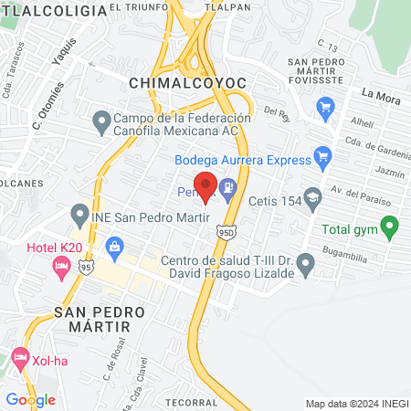 Dra. Uri Martínez Velázquez, Ginecólogo map