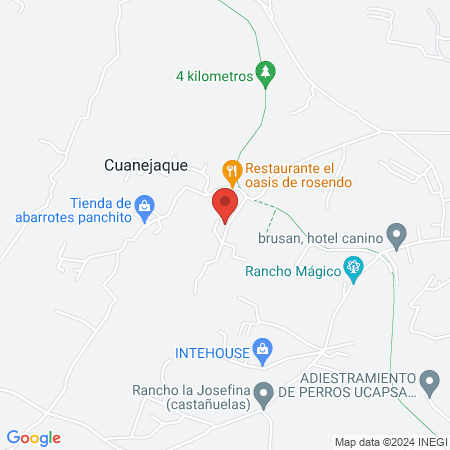 Pensión Canina Campestre "La Cabaña" map