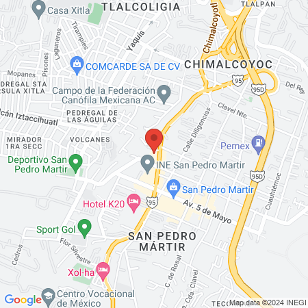 Academia de uñas Sanny map