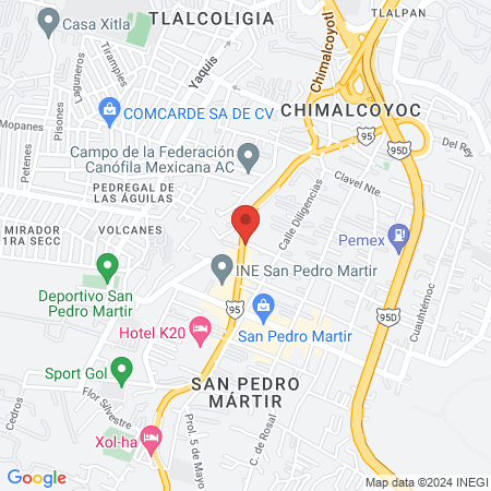 Estética GLAMOUR LATINO map