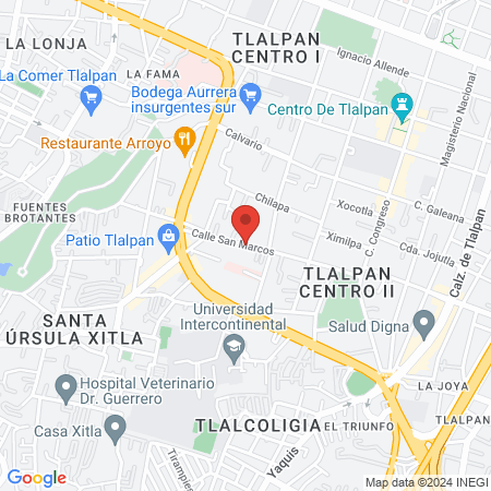 Doctor Dominguez Bonilla Sergio Julio map