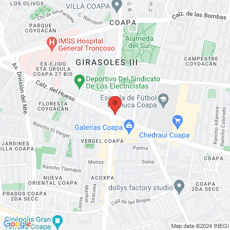 Dr. Modesto Cano Blanco map