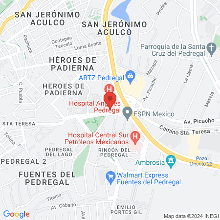 CENTRO INTEGRAL ENFERMEDADES VASCULARES map