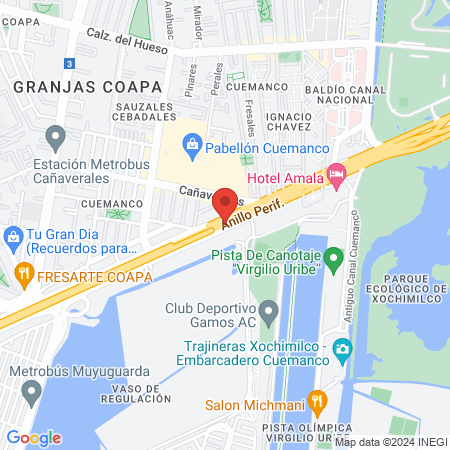 Leticia Castillo Gonzalez Medico Internista Xochimilco map