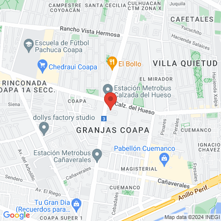 Dental Cafetales map