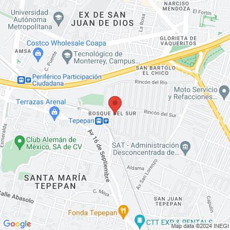 Dra. Aidy Gonzalez Nuñez, Endocrinólogo pediátrico map