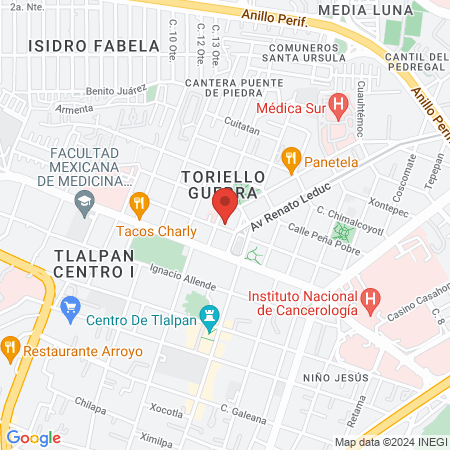 Estetica Casasola map