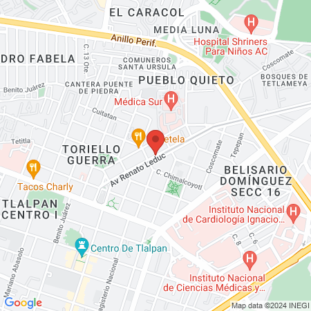 Dentista (urgencias) map