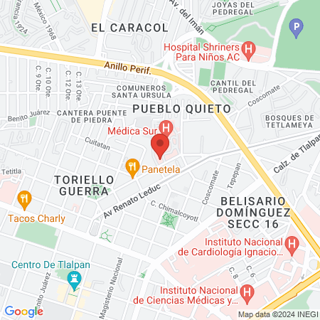 Doctora Claudia Sosa Vázquez map