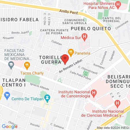 Dra. Debra Gabriela Torres Carrera, Médico general map