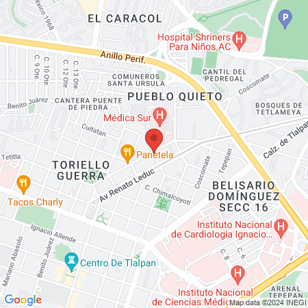 Doctora Lucía Madrazo Báez map