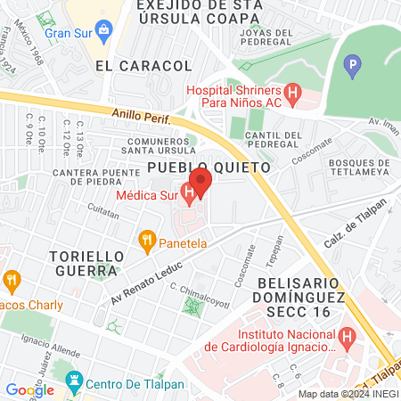 Dra. Rosa Estela Rodríguez Guerrero map