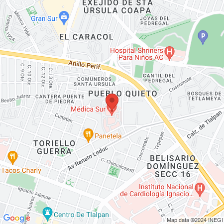 Dra. Ana Karen López Vázquez, Oftalmólogo map